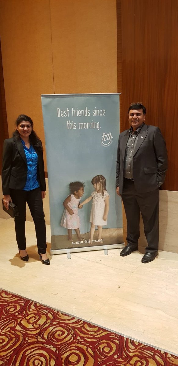 PKLee69's tweet photo. ⁦@FijiAirways⁩ celebrates Fiji Day in India with Sajid Khan, our Country Manager https://t.co/3hFWUfTfrT