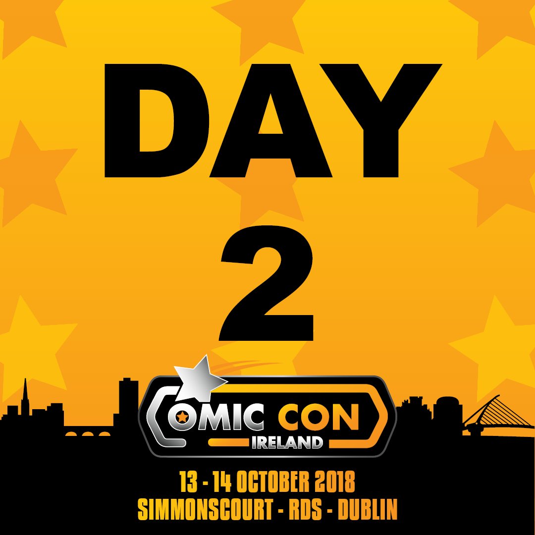 comicconirl's tweet photo. DAY TWO... FINAL DAY! 💥💫🤖👾👽🦖
See you on the show floor! Have a great day!
#ComicConIRL #ComicConIreland #ComicConInRealLife https://t.co/LkW7A80SiR