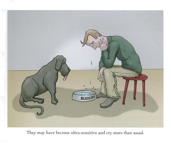 CharitySANE's tweet image. A mental health #ThoughtForTheDay. Supporting someone with the Black Dog? Visit: bit.ly/1QgbxD0
