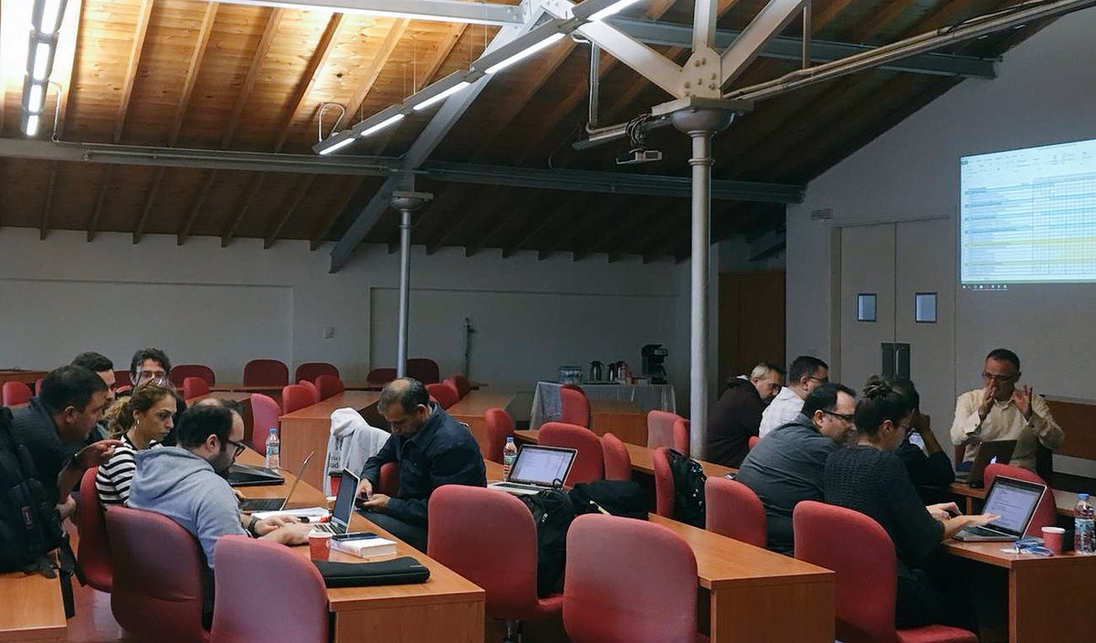 Twinning Proje Yazım Kampı’nın son gününde araştırma gruplarının çalışmaları devam ederken, projeler giderek şekilleniyor. #H2020 #Twinning