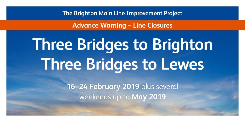 Brighton Main Line Improvement Project on Twitter "Are you travelling today? Please check