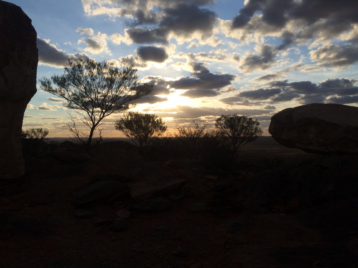 themuster2018's tweet photo. Conference on the Move, Broken Hill, and our delegates witnessed the most stunning sunset at the Sculpture Park. What an amazing experience! #themuster2018 https://t.co/AoVMdto5ff