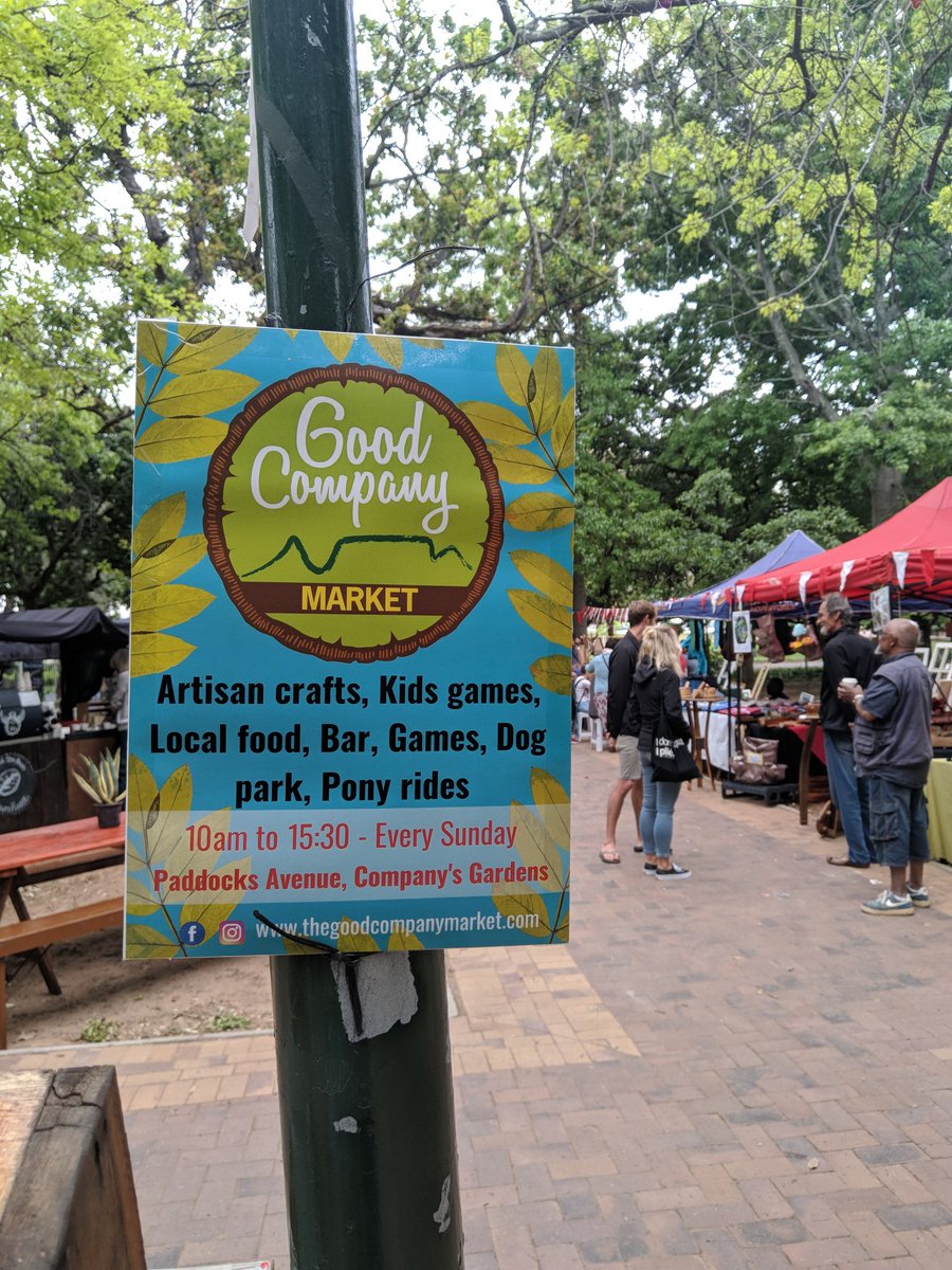Pop in at the @GoodCompany_CPT for our Salsa Social kicking off at 11:30am💃🕺 <a href="/KFMza/">kfmza</a> <a href="/CapeTalk/">CapeTalk on 567AM</a> <a href="/LungaSingama/">lunga_singama</a>  #SundayFunday #Salsa #craftmarket #farmersmarket #capetown #nature #gardens