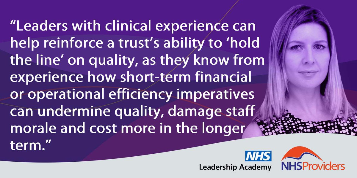 NHSProviders's tweet photo. .@CassCulture suggests it is time to promote the value that a clinical background brings to performance as a CEO, especially when helping their trusts to ‘hold the line’ on quality when under pressure. #NHSP18 #NHSleadership https://t.co/8DTJhnpVG6 https://t.co/TJTYixA0DV