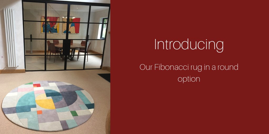 LindseyLangHome's tweet photo. It was a client who came up with the bright idea of making our Fibonacci rug round. And having made their custom order, we liked it so much that we decided to add it to the range! https://t.co/I8QdcXQAF2
#rug #circularrug #interiordesign #homedecor https://t.co/EmRU25qtfM