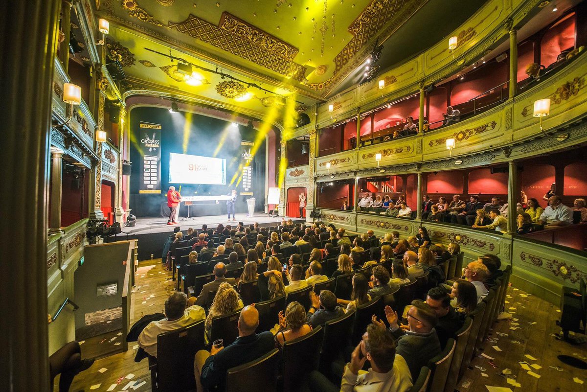 CrumbsMag's tweet photo. It’s the big day! See you all later at @BristolOldVic for the #CrumbsAwards 🏆👌🏻 https://t.co/41Ew8ZyLx2