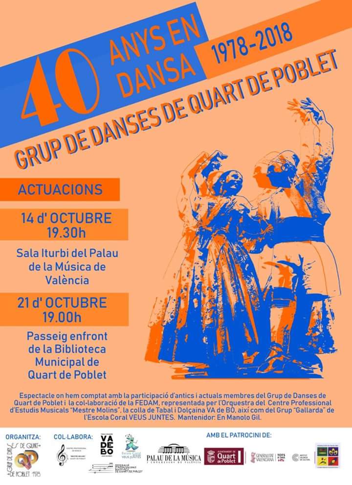 CompanyStas's tweet photo. #14octubre
12'30h @BesarabiaMusic

A la cerveseria #laMargot #Betera

12h grup #Danses #lesFollies al Musical #Carcaixent

19h Rondalla #elRaconet
a l'Auditori #Ontinyent

19,30h grup de #danses de #QuartdePoblet al @palaumusicavlc

#LlibertatPresosPoliticsiexiliats @Blogdanses https://t.co/iw9LM9af7u