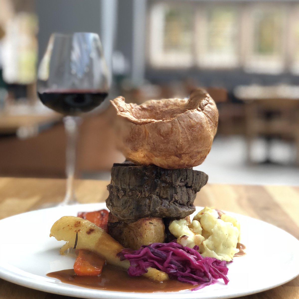 We’ve got a new and improved Sunday roast to make your Sunday even more amazing 😍
Indulge with the choice of:
Cider Braised Pork Lion
12 hour ale-braised brisket of beef
Chicken supreme
Veggie Wellington