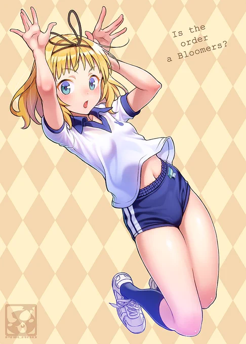 ごちうさのシャロさん。教えてもらって可愛かったので描きました。人様のキャラクターは描いてて勉強になります。#ご注文はうさぎですか 