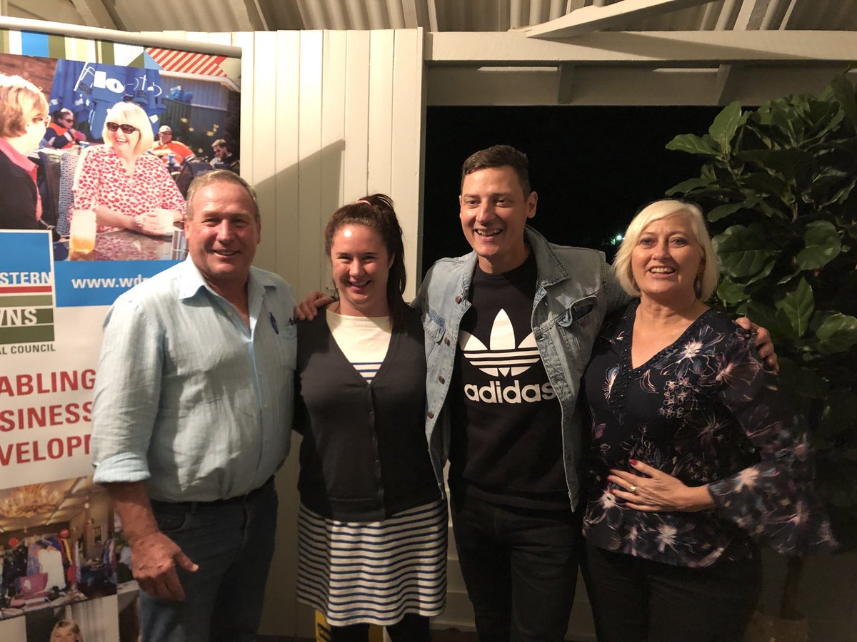 RUboggedmate's tweet photo. Friday night went off in Glenmorgan!!
Rain, laughter & music rocked the hall!
@MerrickWatts & @MelindaButtle hilarious! When local talent Tim Drury joined ARIA nominees Adam Eckersley & Brooke McClymont on stage it brought the house down! @WesternDownsRC #NotJustforLaughs https://t.co/RmDrJVD5AB