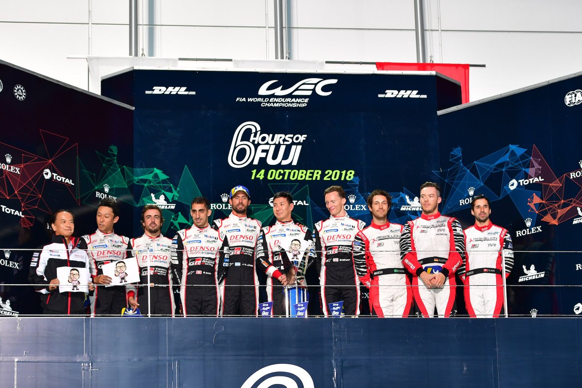 RebellionRacing's tweet photo. Congratulations guys! 🥉
#6HFUJI #REBELLIONRacing #TVR #REB13 https://t.co/t17hR9MiEI