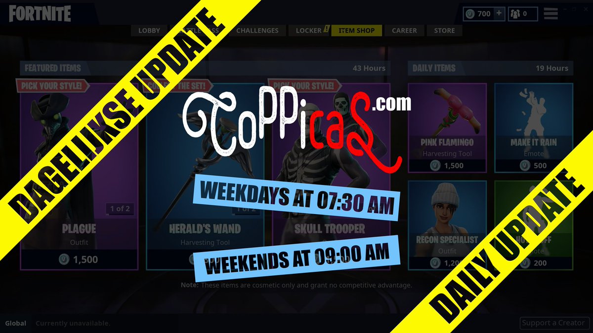 Fortnite S6 - Daily Update - News + Shop 14/10/2018 (EN) #Carver #CryptCruiser #Dailyitems #DailyUpdate #Featureditems #Fortnite #HighlandWarrior #Hollowhead #News #PumpkinPatchSet #Season6 #Shop #SkullRanger #SkullSickle #SkullSquadSet #SkullTrooper #Slo http://www.coppicas.com/en/2018/10/14/fortnite-s6-daily-update-news-shop-14-10-2018-en/ …