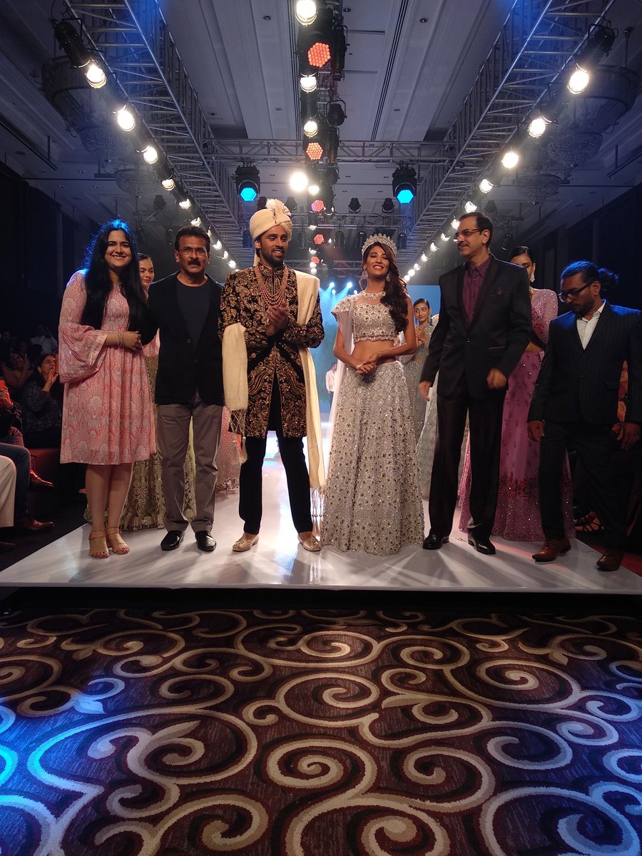 MissKyra12's tweet photo. #NehalChudasama Yamaha Fascino Miss Diva Universe 2018 turned showstopper for #INIFDBandra at the #BombayTimesFashionWeek2018 @TimesFashionWk #BridalAffair https://t.co/36uevhDnRo