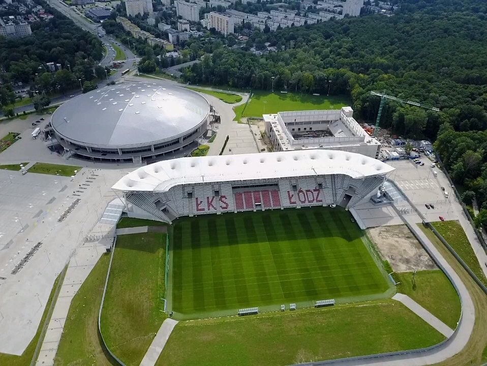 I might have a new favourite <6,000 capacity stadium. The LKS stadium in Lodz, Poland has a capacity of 5,700 and they’re all in one stand