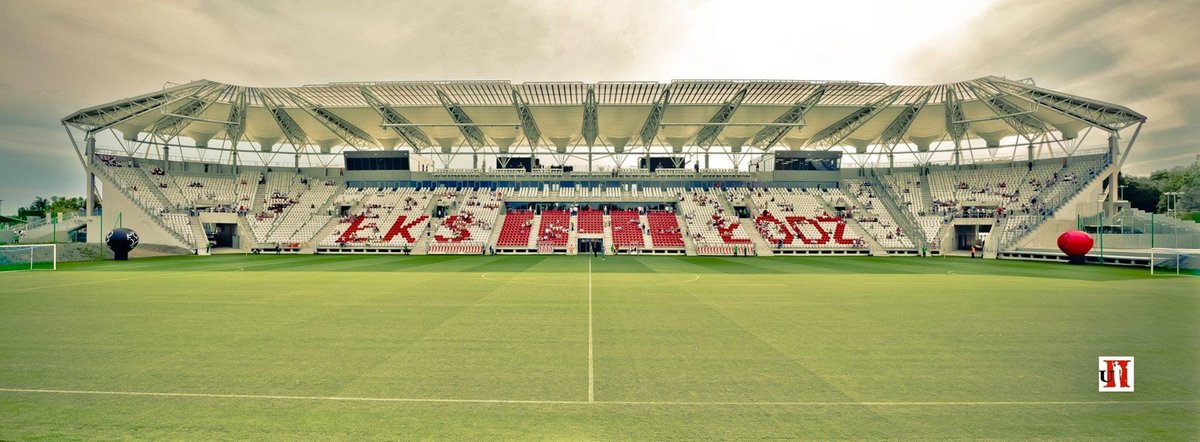 I might have a new favourite <6,000 capacity stadium. The LKS stadium in Lodz, Poland has a capacity of 5,700 and they’re all in one stand