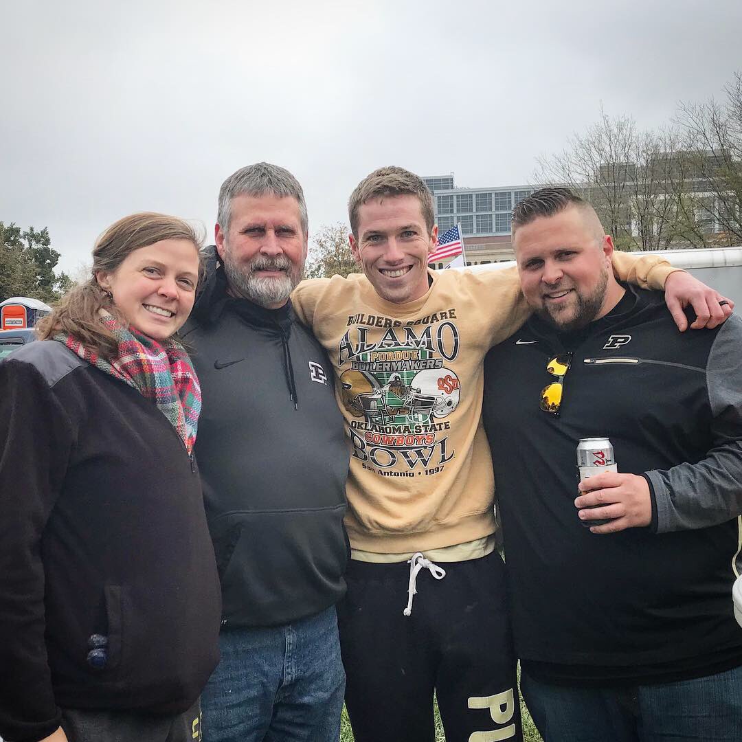 NYeoman's tweet image. Fun time yesterday in Champaign with family and friends. #BoilerUp #FallisforFootball