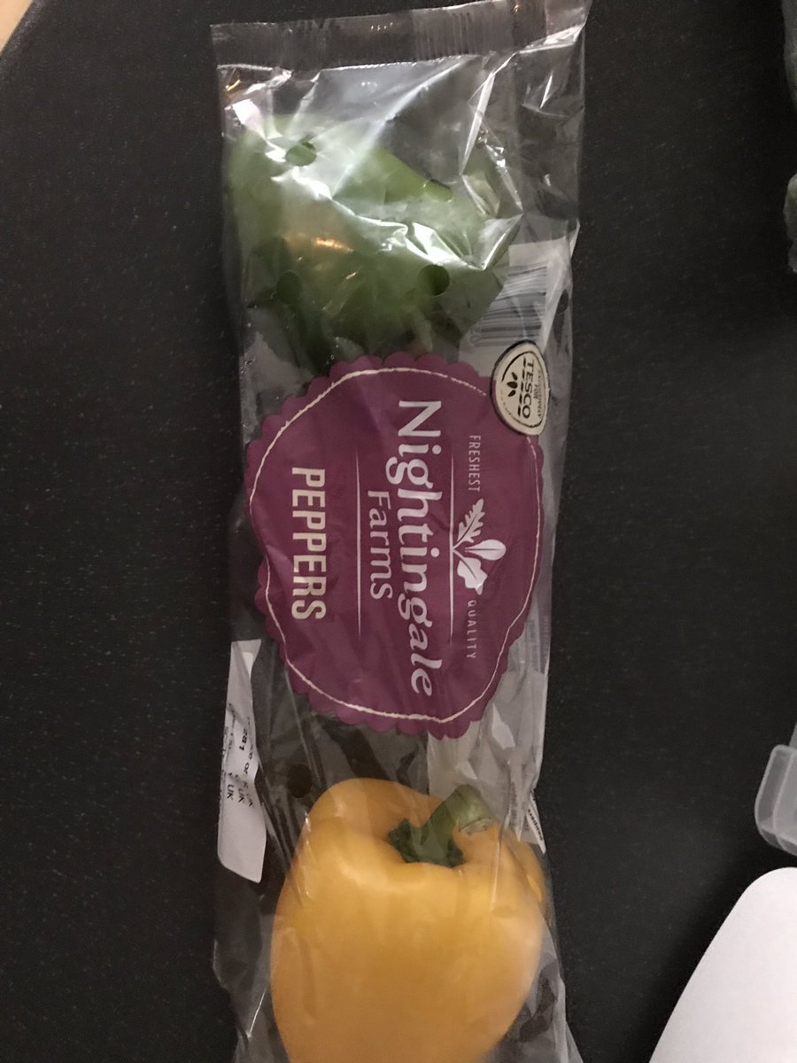 wrighty269's tweet photo. Someone is going to have to draw the short straw today for stuffed peppers, for a moment I thought I only had 2 @Tesco https://t.co/QdJv8mvHNY