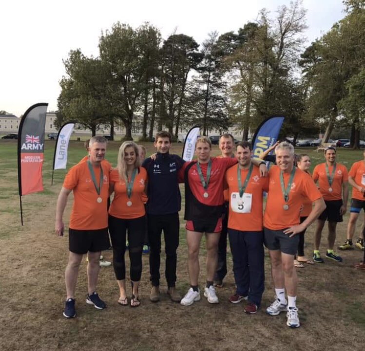 Another amazing, inspiring and humbling weekend supporting <a href="/PentUp_Pent/">PentUp Foundation</a> and <a href="/BritishArmy/">British Army 🇬🇧</a> Pentathlon. Using Modern Pentathlon as therapy for Veterans suffering from PTSD - some amazing stories and achievements from all the athletes yesterday. #Team #PerMarePerTerram