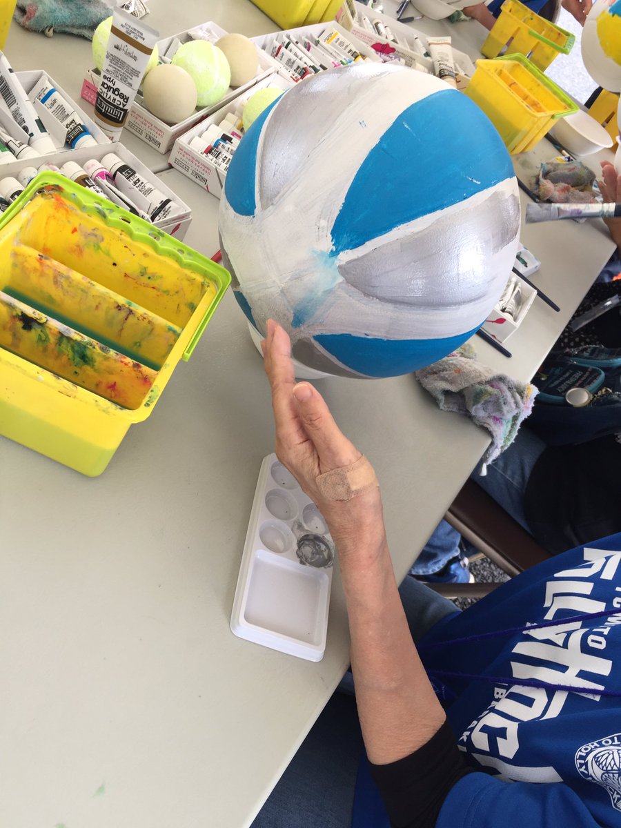 rab_2020's tweet photo. ibp2020平成30年度茨城県文化プログラム事業
【リボーン・アートボール】ワークショップ in ケーズデンキスタジアム
子どもから大人まで沢山の方の参加でいろいろな作品が生まれました!
#文化プログラム #rab2020 #いばらき文化 #リボーン・アートボール #東京2020 #文プロ https://t.co/2YXSmMav66