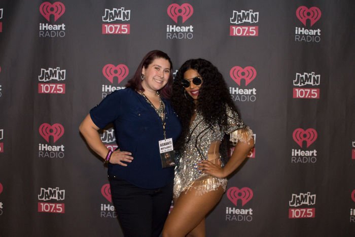 DontStepOnADuck's tweet photo. Loved meeting a legend and getting this picture! Great performance and HAPPY BIRTHDAY!!!!! @ashanti #BooBomb5 @JAMN1075 Thank you for the hookup!! https://t.co/QTauxQVcDQ