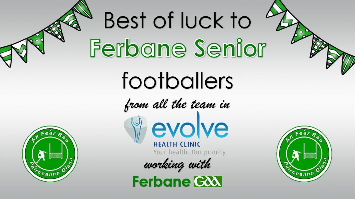 EimhinBoland's tweet photo. Very best of luck to the lads, management team and all associated with @ferbanegaa today from all at @Evolve_HC! https://t.co/simIBCfADm