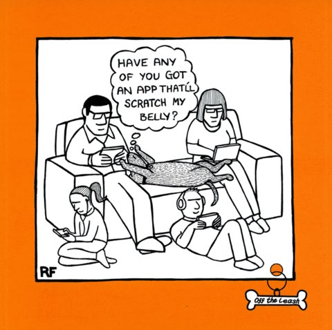 RupertFawcett's tweet photo. Scratch my belly app...
#dogapps #scratchmybelly #dogs #dogcartoons #dogcards #offtheleash #rupertfawcett cards produced by @CardmixCo @Woodmansterne &amp; available across the UK https://t.co/QUm1YULqDA