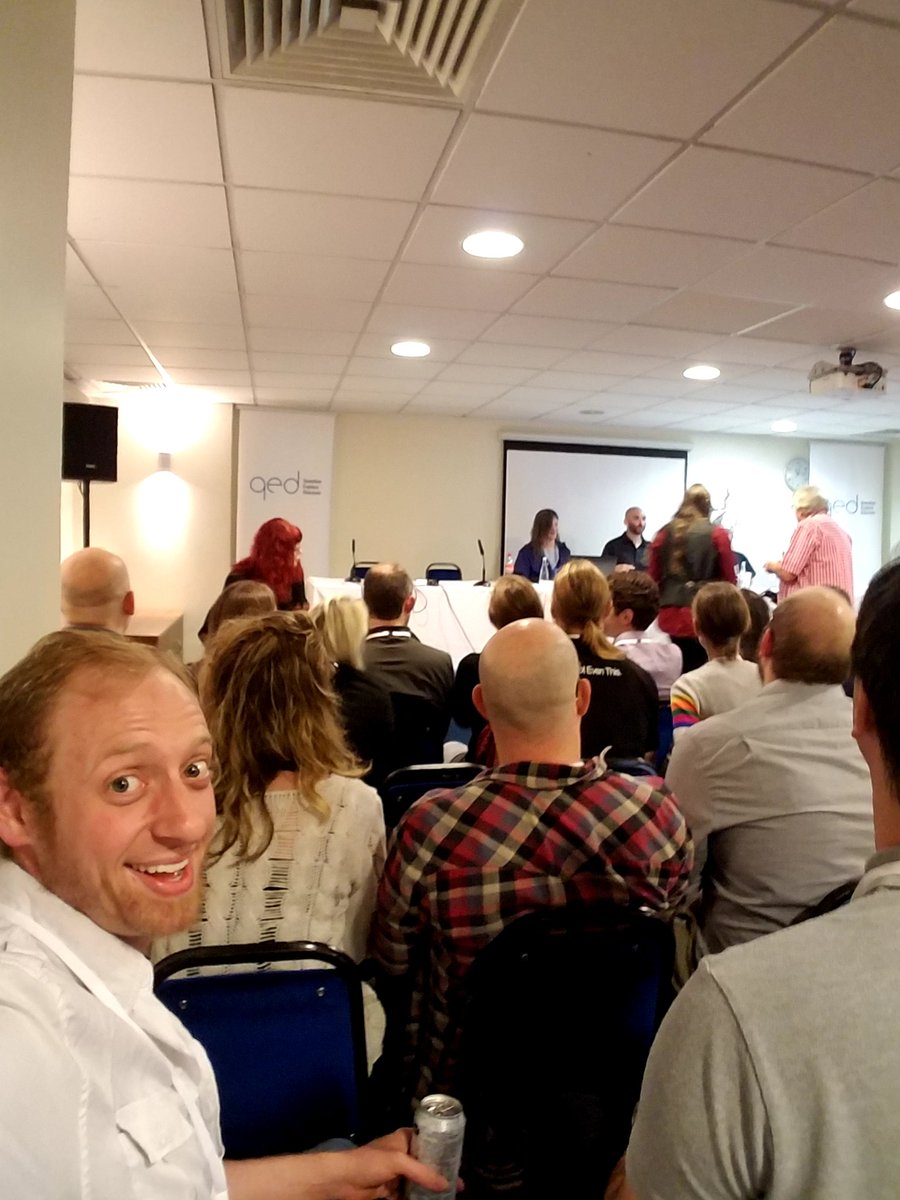 From a live @SkepticsGuide to a live @heathenwright @elibosnick @Noah_Lugeons GAMcast. #qedcon2018 has it all!