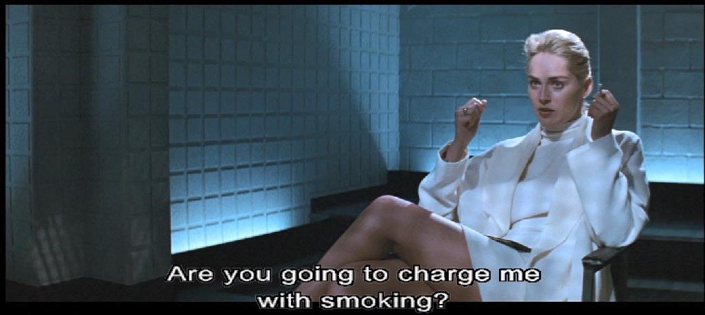 monsterofcinema's tweet photo. Sharon Stone, Basic Instinct (1992) https://t.co/uGUgtFSUUU