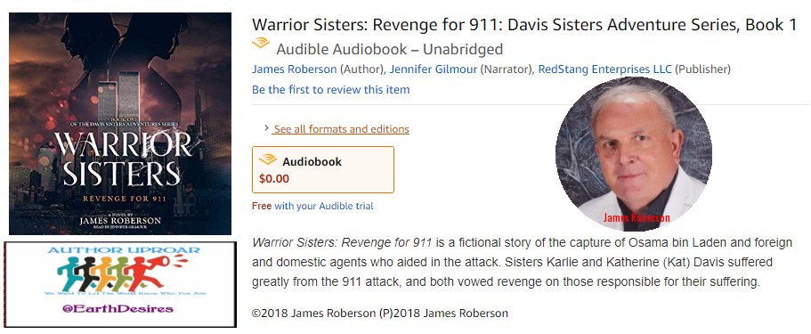 EarthDesires's tweet photo. A story that will touch your heart and inspire your mind by author James R. Roberson
https://t.co/NlHlwd2U9y @JamesRRoberson #EthansWay, #WarriorSistersRevengefor911, #KingsofRockandRoll, #EscapefromMilltown
#AuthorUpROAR @EarthDesires #MasterBlaster https://t.co/rS1DKZXYxx