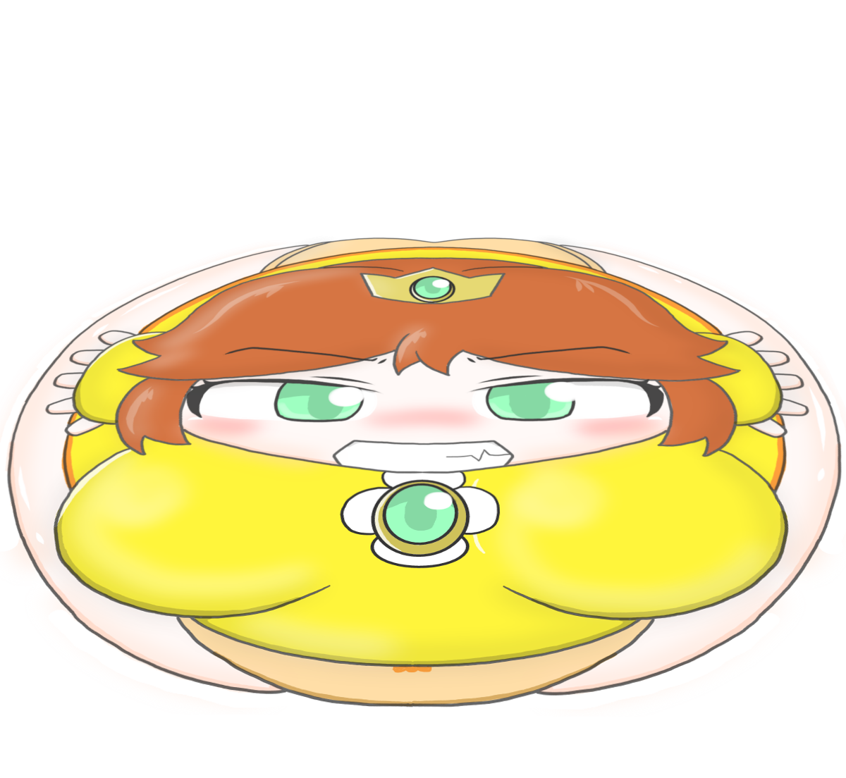 ぺえぱぁ 参考にしつつ いつもの手癖も入りつつ 菊姫の縦平面化を描いてみました 背景は上手く思い浮かばなかったので 簡単に