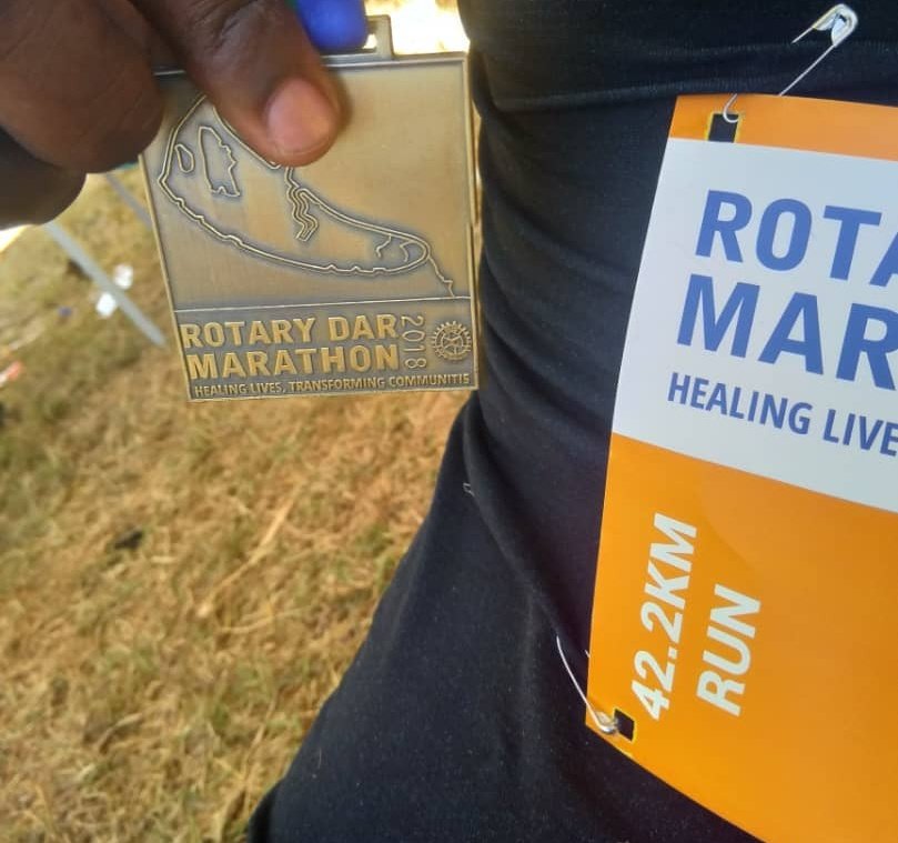 norberthbest's tweet photo. Sjawai kimbia ktk jua kali ka leo! Though nmemaliza vyema @DarMarathon
#RDM2018
Salamu zangu zimfikie bwana Kipchoge popote alipo π. https://t.co/4S14xo8zDj