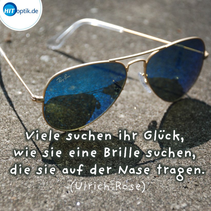 Allen einen sonnigen Sonntag voller GLÜCK
#hitoptik #sonnenbrille #rayban #sonne #glück #brille