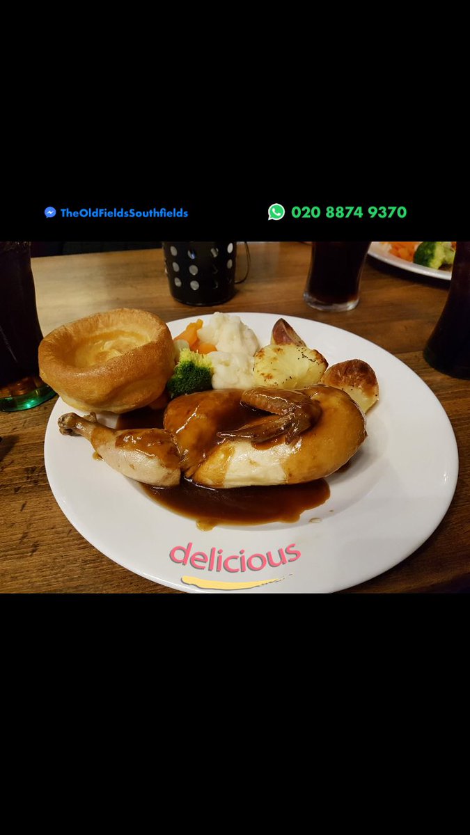 TheOldFieldsSW's tweet photo. Sunday Fun Day? Pop in for the best roast dinner in Southfields and try our best seller : https://t.co/JGk3QV5Cyj