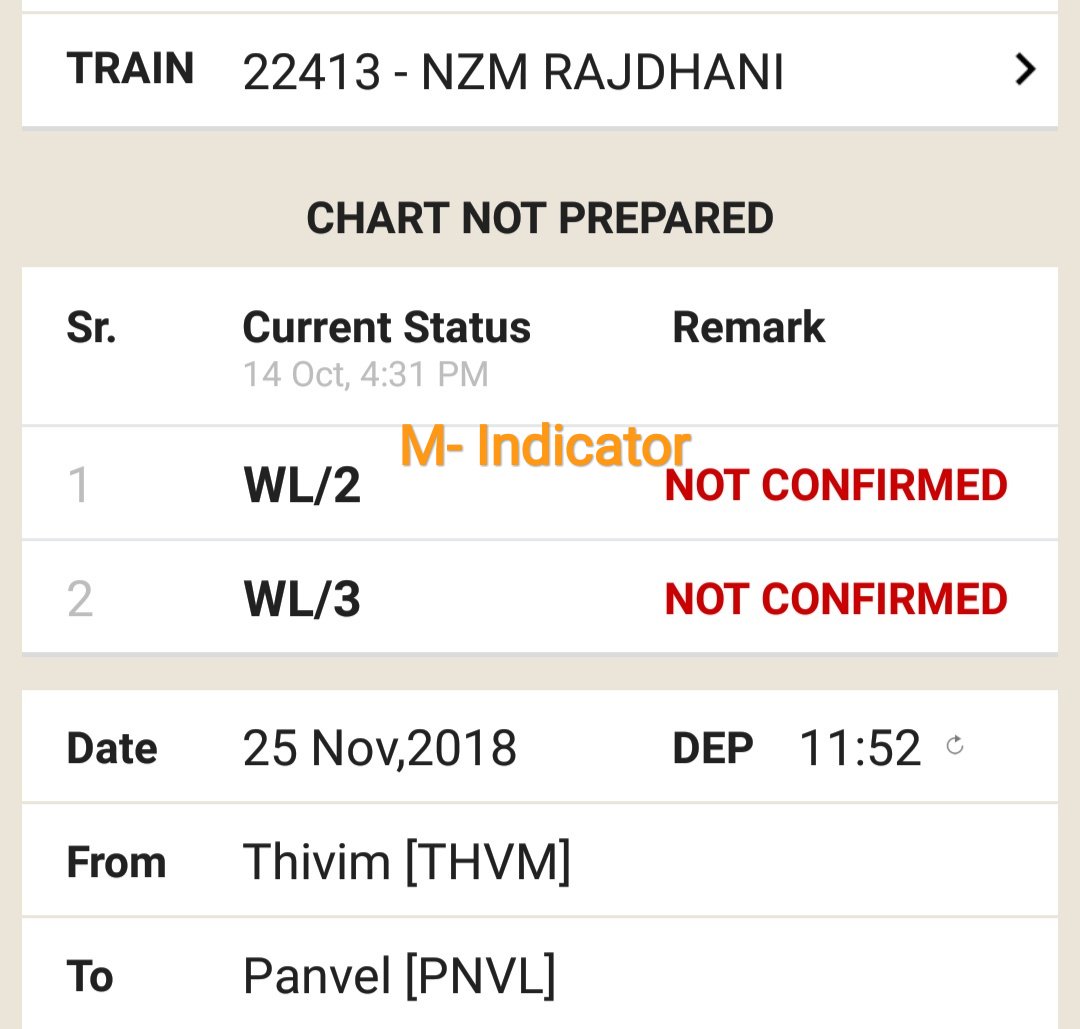 MukeshVMakhija's tweet image. There is a diff timing is shown for same train #22413 on #MIndicator &amp;amp; @IRCTCofficial . Which is correct? @Central_Railway @RailMinIndia @SWRRLY