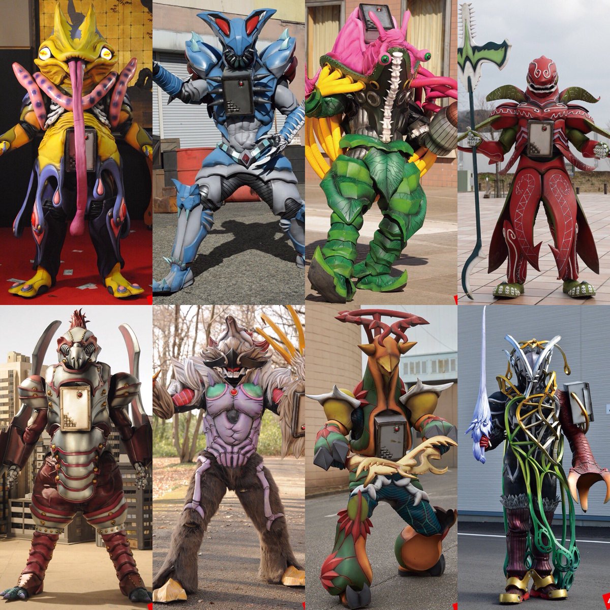 nitiasa #ルパパト 今年の戦隊の怪人は凄い。スーツの改造の頻度が高く