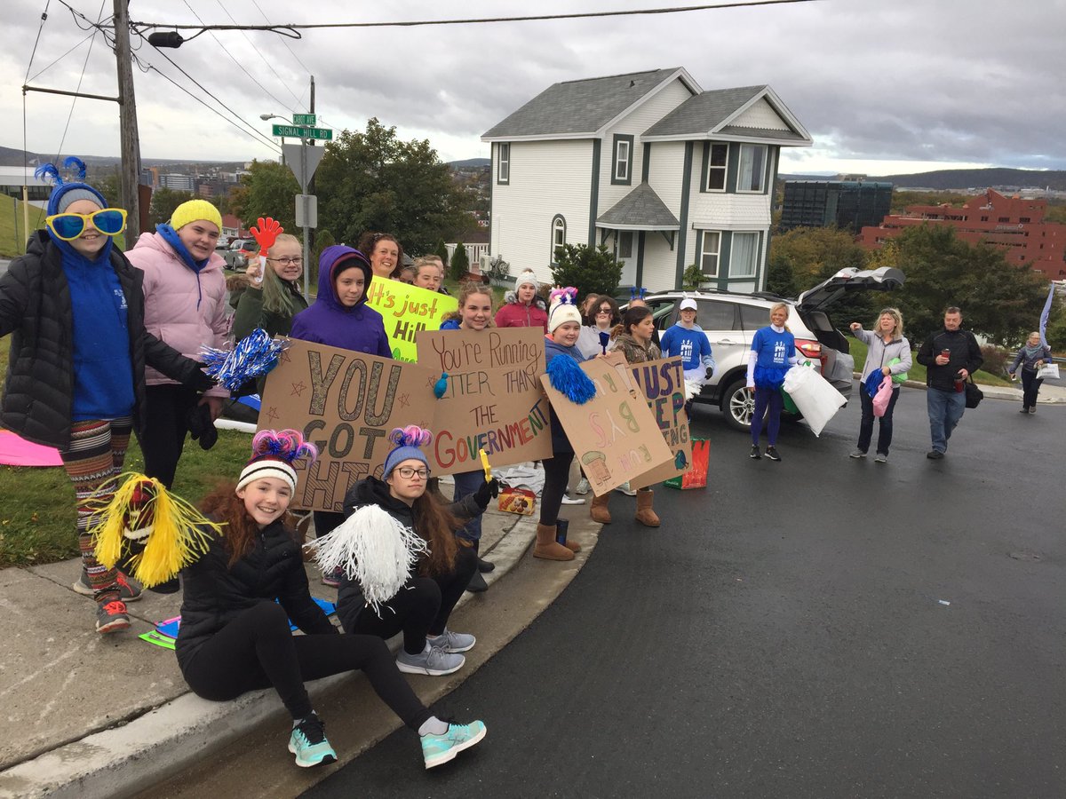 Torbay Pathfinders are ready to cheer the #CapetoCabot2018 runners up Signal Hill
