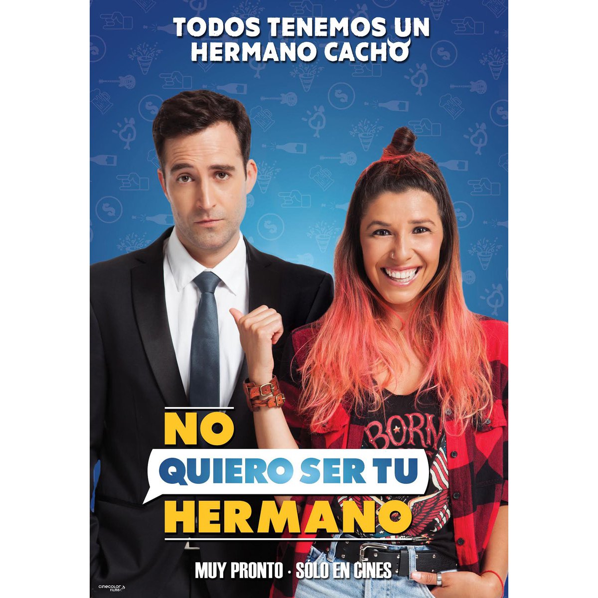 ¡Buen día! ☀️
Suscríbanse a nuestro canal de #YouTube. En los próximos días debuta el tráiler oficial de "No Quiero Ser Tu Hermano" comedia protagonizada por <a href="/Dayana_amigo/">Dayana Amigo Jardua</a> y <a href="/NicoPoble/">Nicolás Poblete</a>. Estreno en cines Enero 2019
youtube.com/user/Cinecolor…