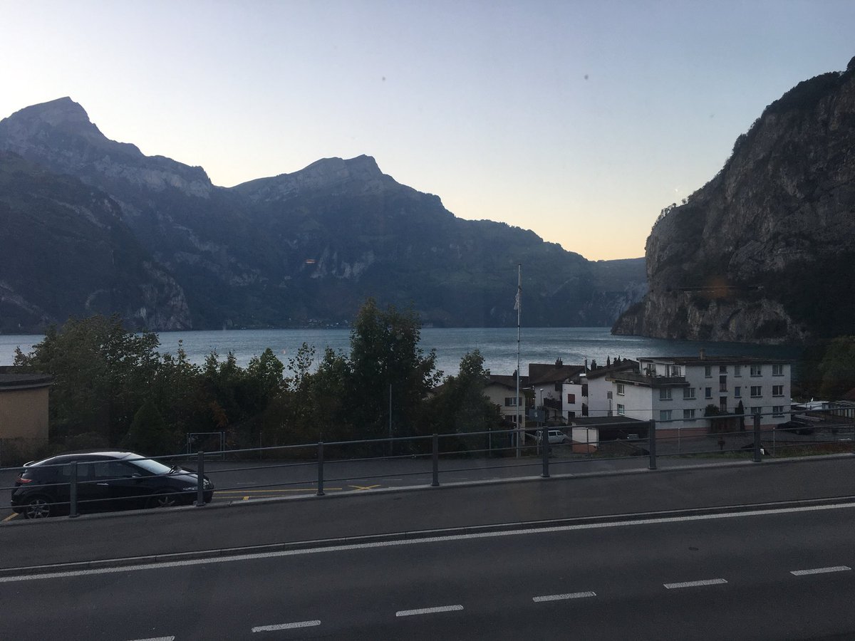 DeGendtThomas's tweet photo. Day 1 is already finished. 186km in 7hours. We had a nice pizza on the halfway point and started the San Gottardo with a nice tailwind. Beautiful climb, fast downhill and strong tailwind till the finish. #TheFinalBreakaway https://t.co/5XiteZoGXU