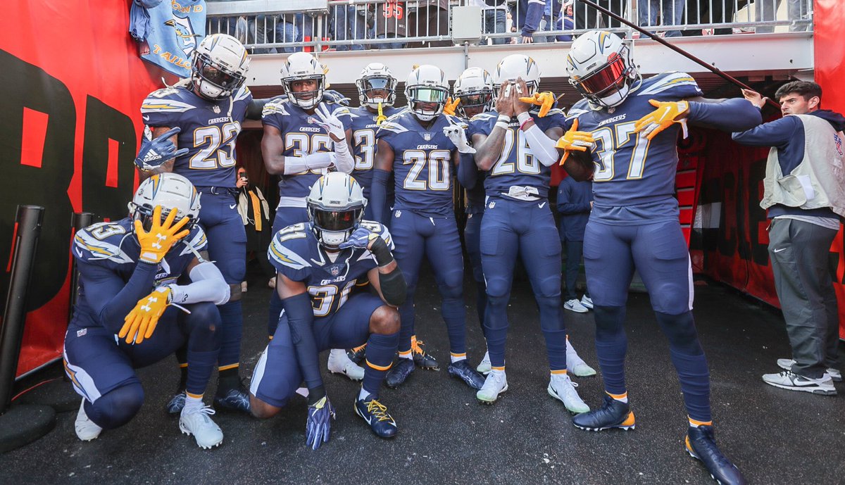 chargers navy uniforms