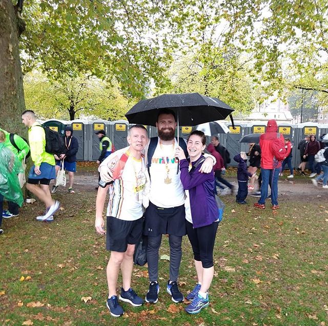 richmannion's tweet photo. Delighted to have set a new Half marathon PB of 1hr 34m and raised some money for @rmhcuk with @ianh0702 and Kate in the process #royalparkshalf https://t.co/3FDZSjdNnO https://t.co/sPbfFI3qO2