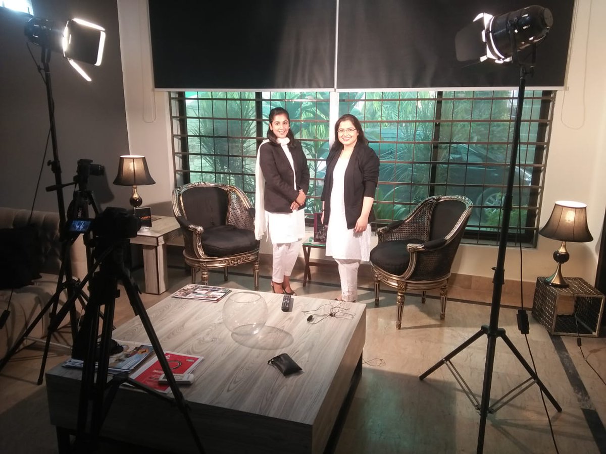 NidaUsmanCh's tweet photo. On the sets of @WomenInLawPk only on #Just1 Web TV. @WaizaRafique 
Episode 2 coming soon https://t.co/GAIo4tezsd