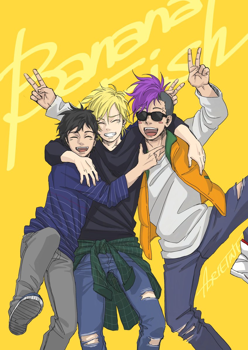 adrietine's tweet photo. Why can't it be just a comedy-adventure series about 3 friends searching for a fish that looks like a banana... 😢🍌🐟 No drugs. No violence. No deaths. Just 3 idiots out on a funny adventure..
#バナナフィッシュ #BANANAFISH https://t.co/rUdGqlZkqL