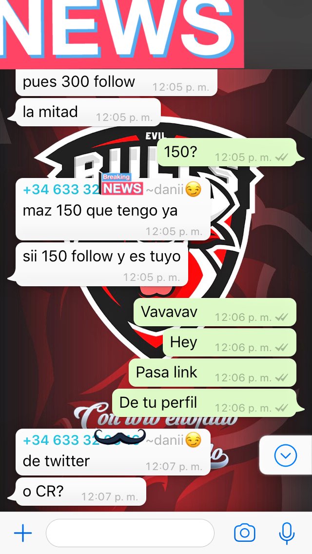 Hey ayudenme pls necesito que sigan a x.com/daniiCR1177?s=… y así el me dará 20€ para la oferta de Clash Royale. Hoy por mi mañana por ustedes 😩😩💖