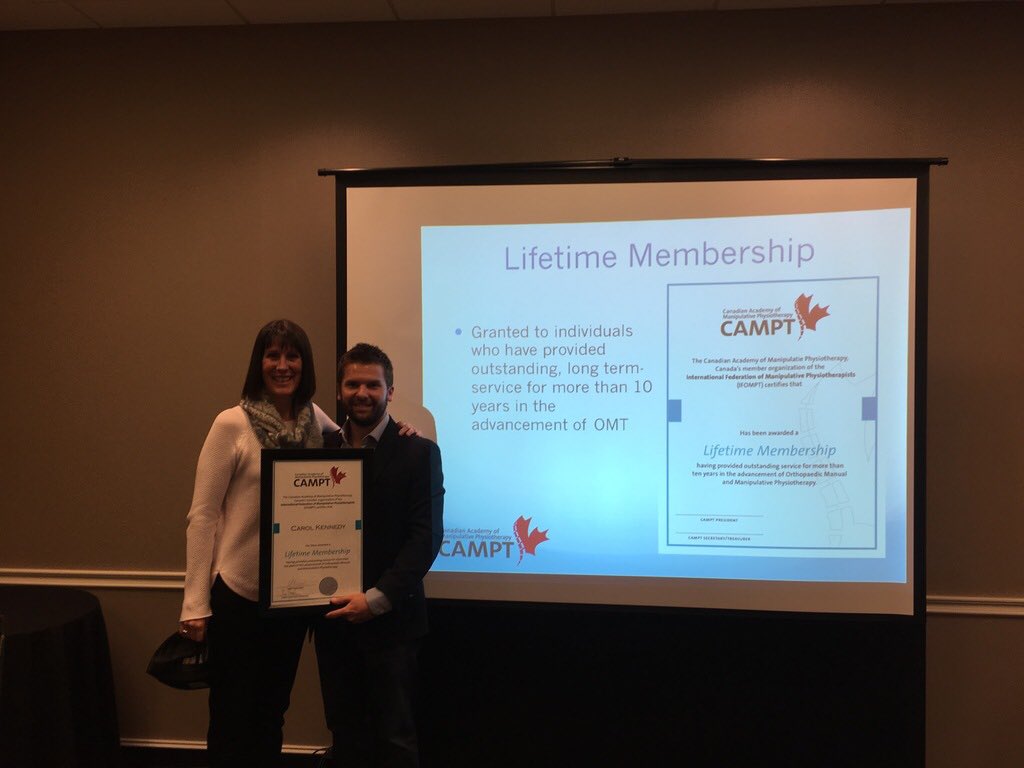 CAMPTCertified's tweet photo. Congratulations to our 2018 Lifetime Members! Carol Kennedy, @DoreenKillens & May Nolan #orthosymposium2018 #CAMPT #CAMPTcertified https://t.co/peEXABxvHS
