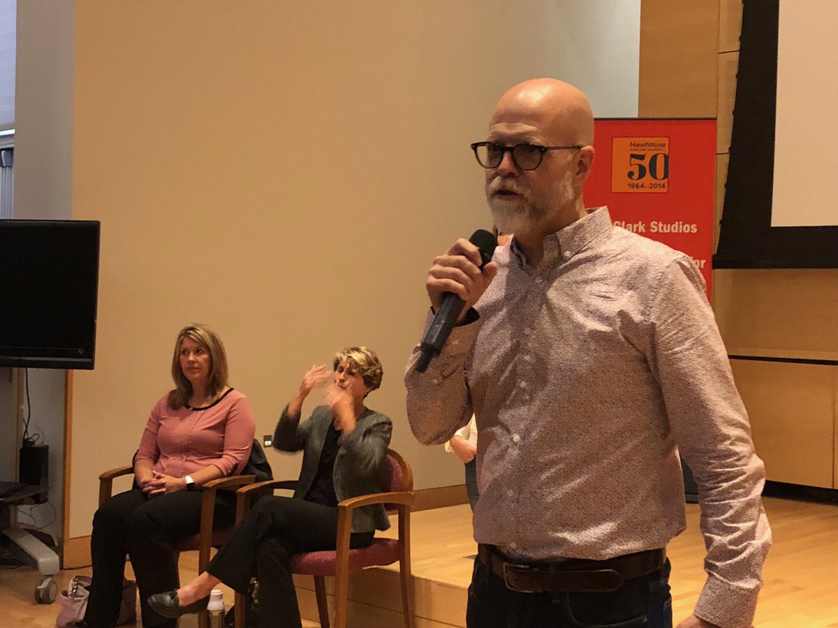 LesRoseSyracuse's tweet image. #TFW18 The show is about to begin!!!! ⁦@NewhouseBDJ⁩ ⁦@NewhouseSU⁩ ⁦@SyracuseU⁩ #proudprof