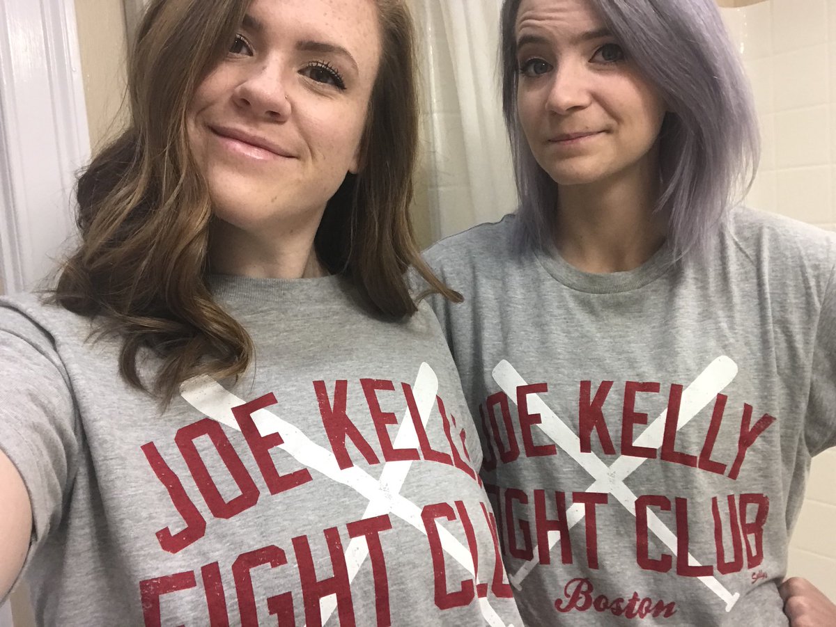 EnglerthLyndsey's tweet photo. @RedSox Tonight, we’re coming for you!! And I’ve got the biggest @JDMartinez14 fan with me..!😉@kaykayy_24 ❤️ #SheIsSoExcited #DoDamage #ALDS https://t.co/qaQc4NcV2c