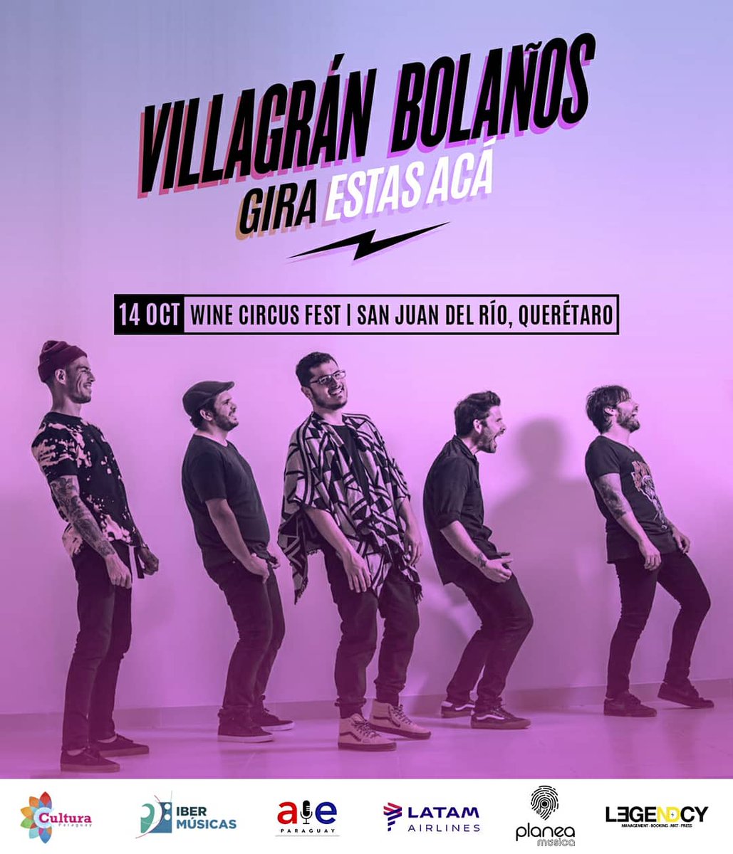 VBolanhos's tweet photo. Hoy la proxima parada de la gira en Mexico nos lleva al viñedo @VinosLaRedonda para tocar en el #WineCircusFest 🍷😎
#GiraEstásAcá #Mx2018🚀🚀
@planeamusica @La_Agencia_Mx @LATAMAirlines @AIEParaguay @Ibermusicas https://t.co/HCG4m9MlRn
