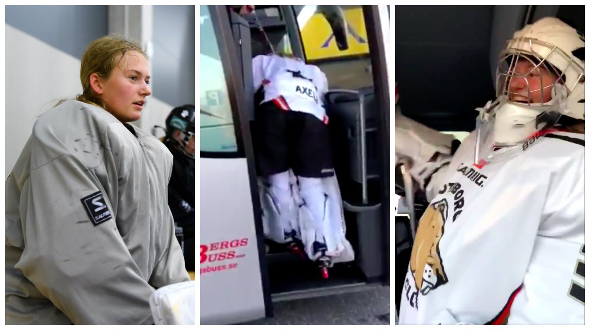 Det är inte lätt att vara målvakt – fråga bara <a href="/GbgHc/">GöteborgHC</a>:s Frida Axell... 😅
hockeysverige.se/2018/10/14/fri… #twittpuck #SDHL