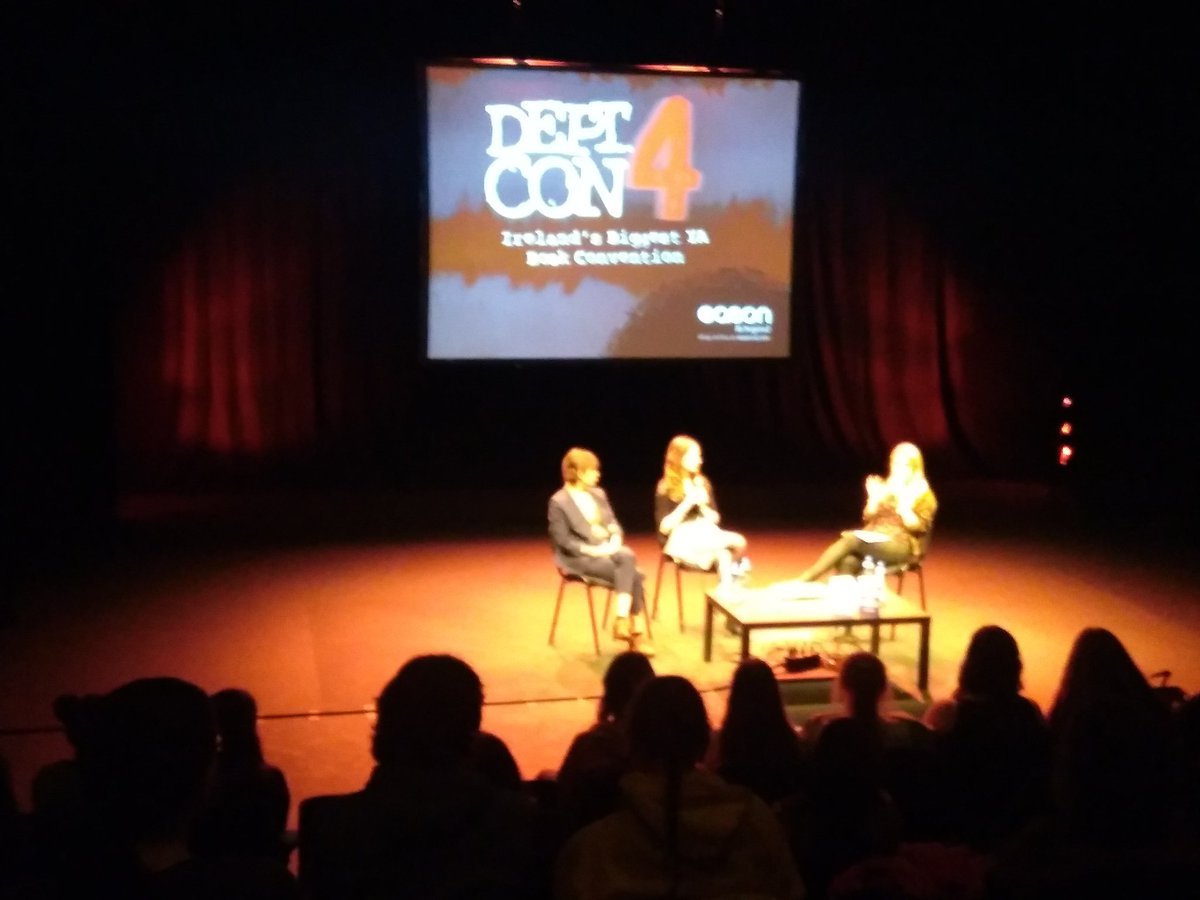 Clunylibrary's tweet photo. Great meeting up with @TheHardenLib yesterday evening to attend wonderful & engaging talks by @elockhart, @holly_bourne & #patrickness at @Dept51 #deptcon4 https://t.co/e2DRXUo3EQ