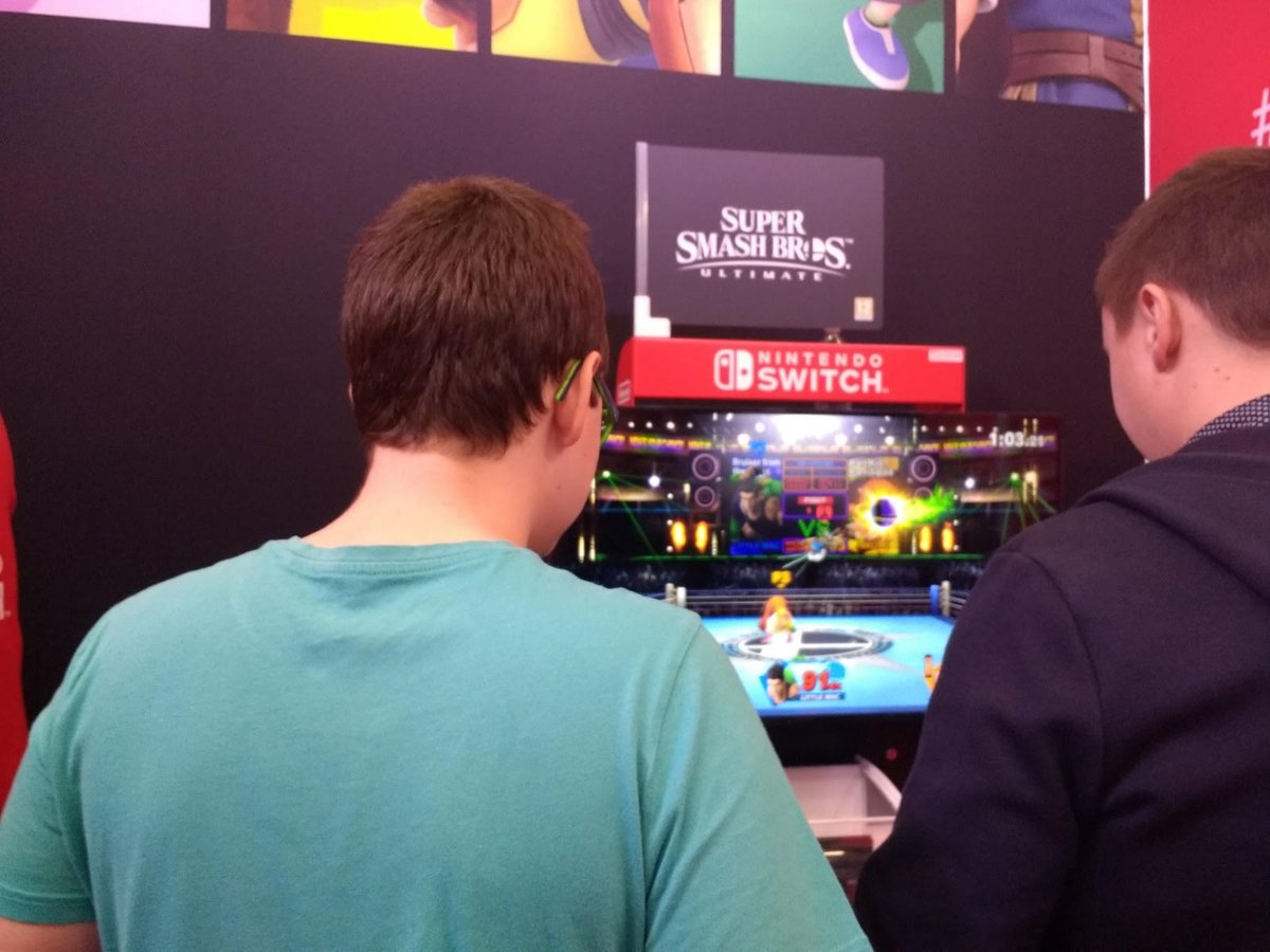 grenaja07's tweet photo. Veel plezier gehad op #GameForce2018. Ik zie jullie volgend jaar terug!

Blij om Smash Ultimate en Pokémon Let's Go vroeg te spelen c:

#SwitchFun https://t.co/86ndsdB0Rc